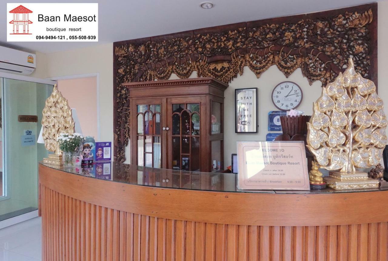 Baan Maesot Boutique Resort Mae Sot Dış mekan fotoğraf